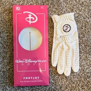 FootJoy White Golf Glove with Disney Emblem